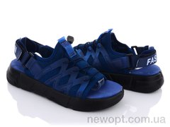 Summer shoes 68-02 blue-black, 10, 39-44