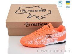 Restime DW024406-1 orange-white, 8, 36-40