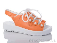 Summer shoes L2635 orange, 6, 36-40