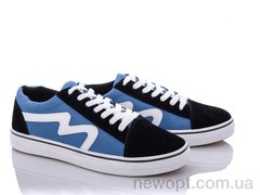Ok Shoes 178 black-blue, 8, 41-45