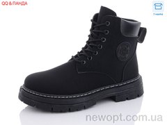 QQ shoes D001 black, 12, 39-44