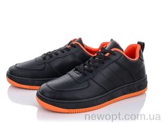 Ok Shoes 101-1 black-orange, 8, 41-45