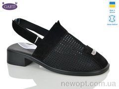 Garti 801 чорний замш, 6, 36-40