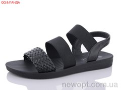 QQ shoes A17 black, 8, 36-41